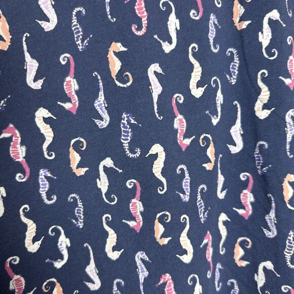 J. Jill Skirt Seahorse Blue Cotton Modal Pull On Women's Size Medium - Picture 2 of 11